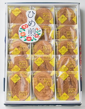 名所堂 道後姫だるま煎餅(大)30枚 道後温泉 姫だるま あいちゃん ひめちゃん 松山土産（送料別）(n)