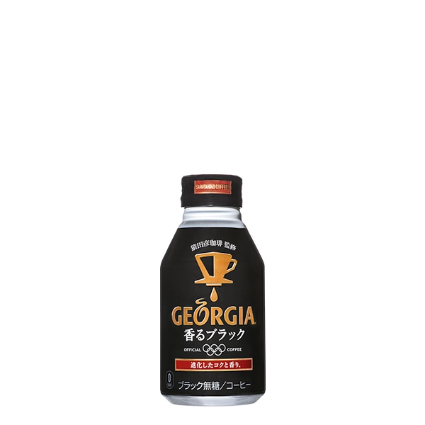 【限定クーポン対象商品】◆【送料込み※一部地域除く】【2ケース販売】ジョージア 香るブラック 260ml まとめ買い（×48）(n)