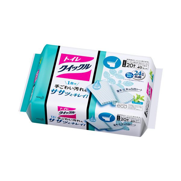 【限定クーポン対象商品】6個 セット 花王 トイレクイックル詰替 20枚（送料別）(n)