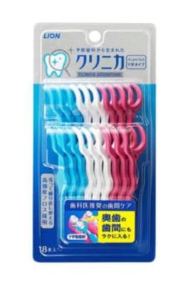 3個 セット ライオン クリニカＡＤデンタルフロスＹ字タイプ 18本（送料別）(n)
