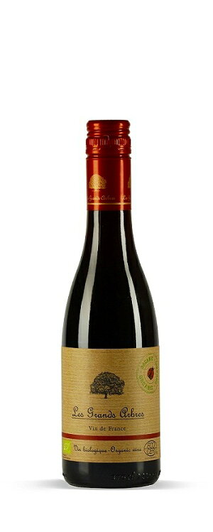(2本売り）日酒販 レ･グランザルブル オーガニック 赤 375ml まとめ買い(×2) （送料別）(n)