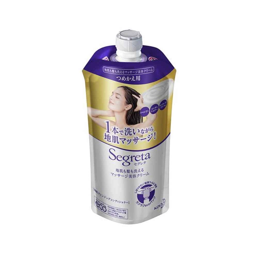 ◆(4個売り)花王 セグレタ 洗えるマッサージ美容クリーム詰替 285ml（送料別）(n)
