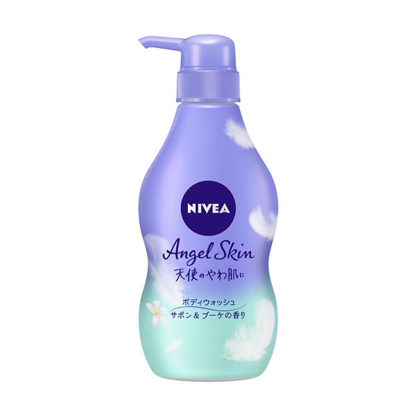 【限定クーポン対象商品】6個 セット 花王 ニベアエンジェルスキンBW サボン ポンプ 480ml（送料別）(n)