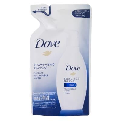 4個 セット ユニリーバ ダヴモイスチャーミルククレンジング詰替 180ml 
