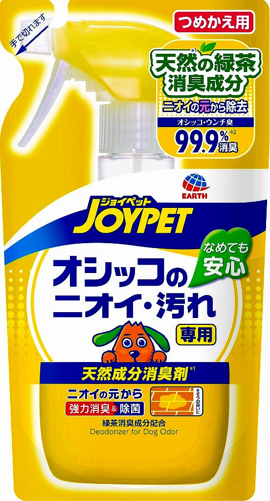 (6個売り）アース 天然成分消臭剤オシッコのニオイ汚れ専用詰替 240ml（送料別）(n)