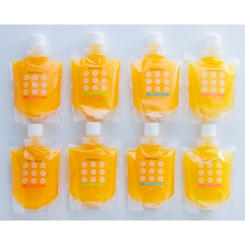 【産地取り寄せ商品】(ご自宅用)飲むゼリー 8個 包装無 愛媛県産 ワッフルアトリエ ムエル | *包装・のし等にはご対応いたしかねます。(n)