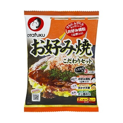 オタフク お好み焼こだわりセット 4人前 まとめ買い(×12)（送料別）(n)