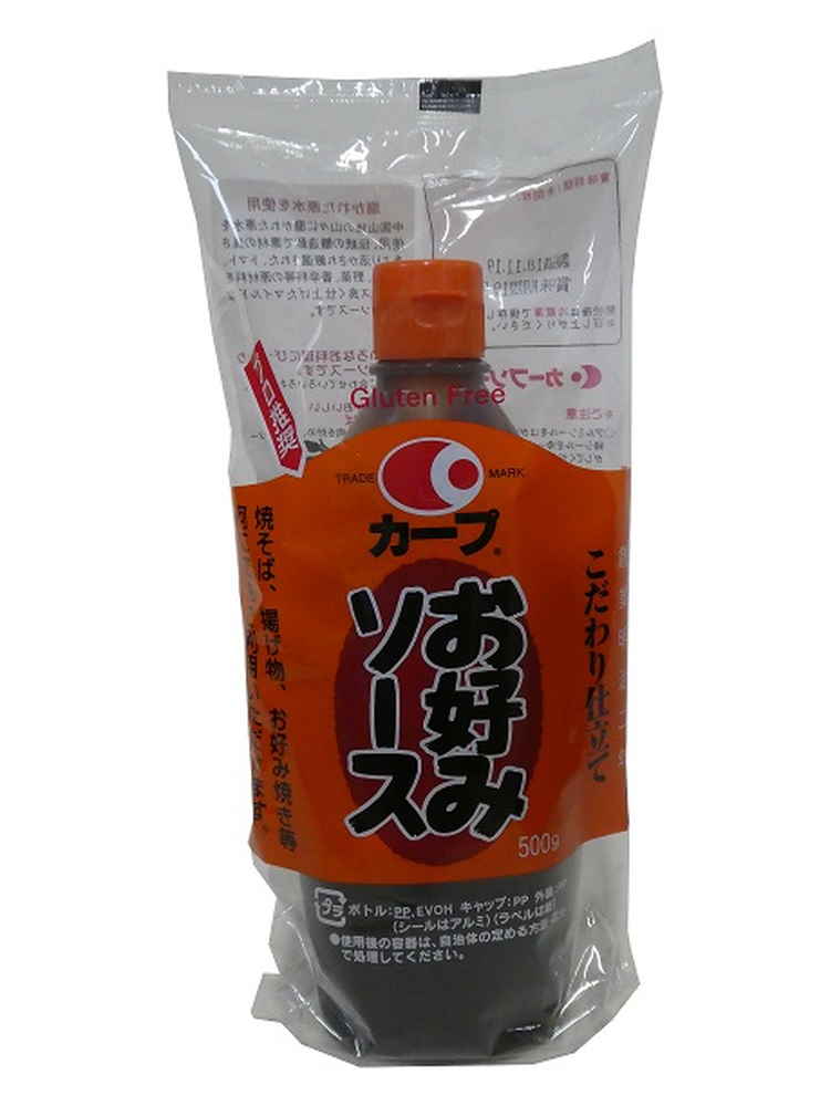 毛利醸造 カープソース お好みソース 500g まとめ買い(×12)(送料別)(n)