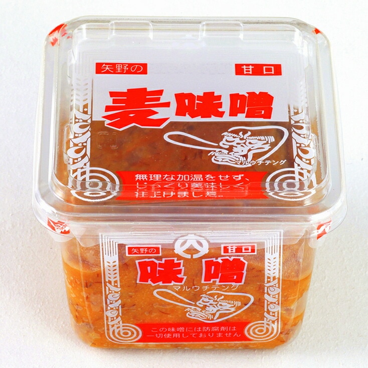 矢野みそ 麦みそ甘口カップ 500g まとめ買い(×8)(送料別)(n)
