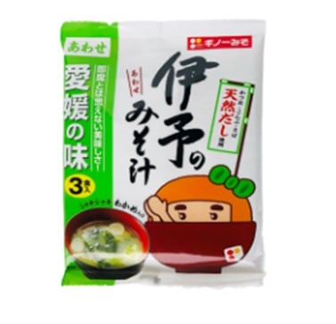 【限定クーポン対象商品】ギノーみそ 即席伊予の合わせみそ汁 3P まとめ買い(×10)(送料別)(n)