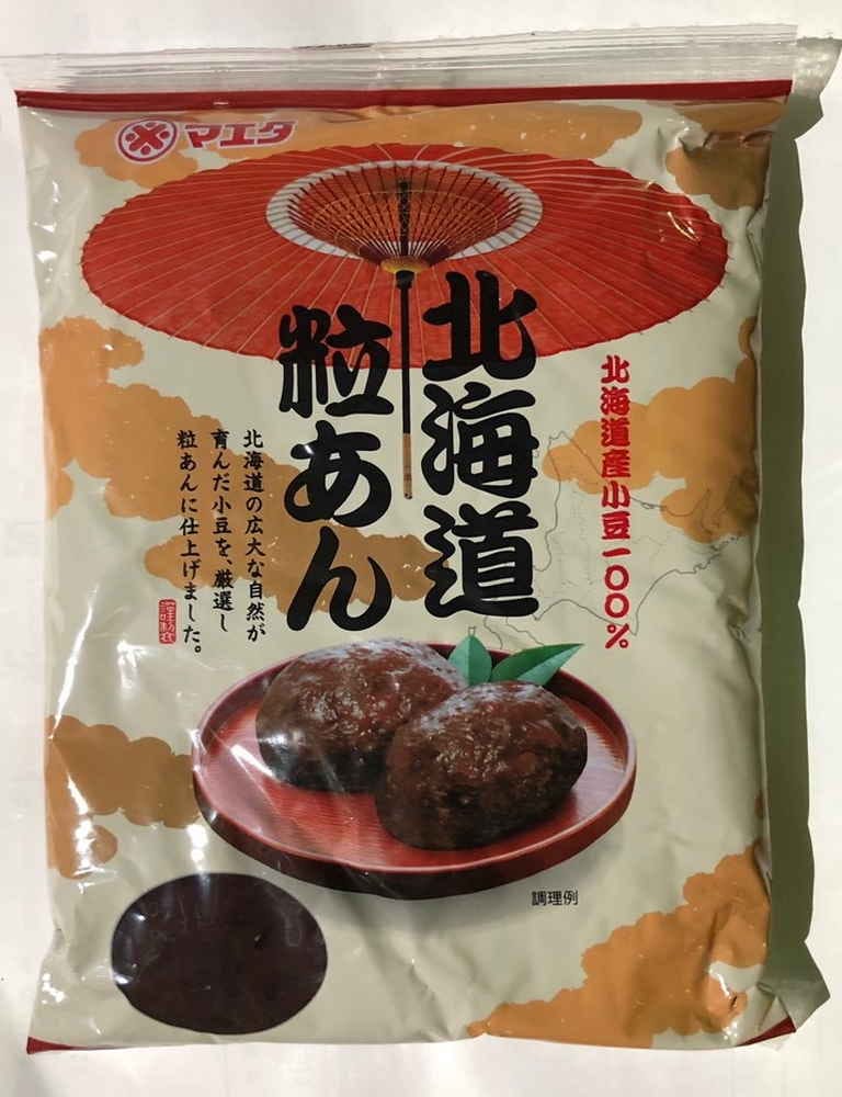 マエダ 北海道粒あん 750g まとめ買い(×6)（送料別）(n)