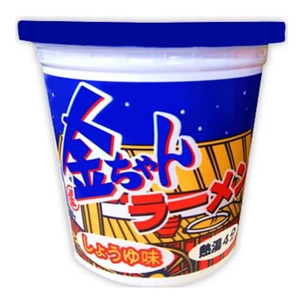 ◆徳島製粉 金ちゃんラーメンカップ しょうゆ味 71g まとめ買い(×12)(送料別)(n)