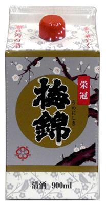 ◆梅錦山川 栄冠パック 900ml（送料別）(n)