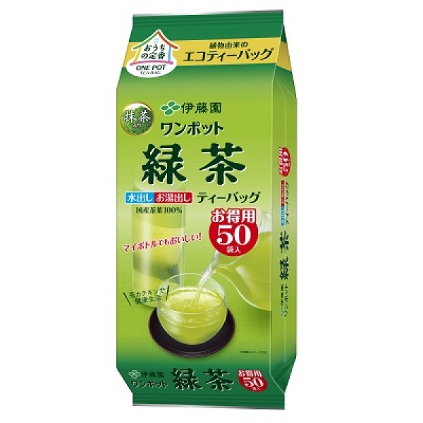 伊藤園 ワンポット緑茶ティーバッグ 3.0g×50袋 まとめ買い(×5)（送料別）(n)