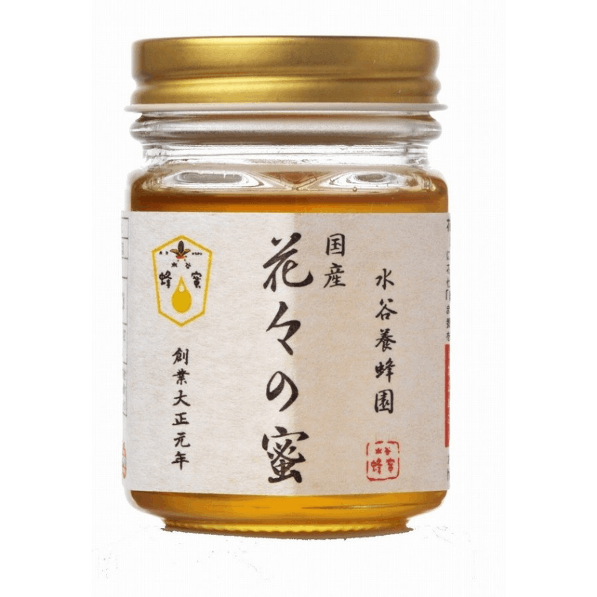 水谷養蜂園 純粋国産蜂蜜(百花蜜) 200g 10個セット【メーカー直送