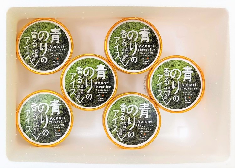 【産地取り寄せ商品】青のり香るアイス 6個セット (安芸グループふぁーむ) | 青のり アイス 高知（送料別）(n)
