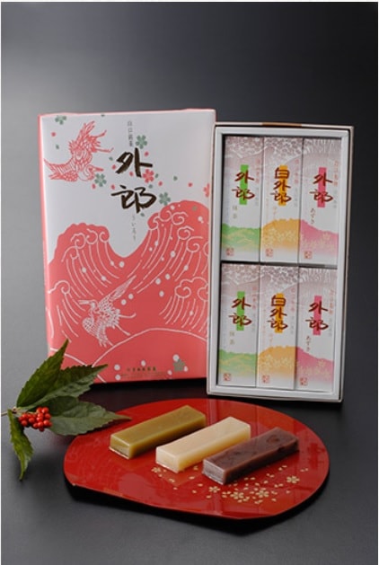 【産地取り寄せ商品】【2箱売り】外郎 6本入×2箱 (有限会社 きれん製菓) | 外郎 ういろう 小豆 柚子 抹茶 山口(送料別)(n)