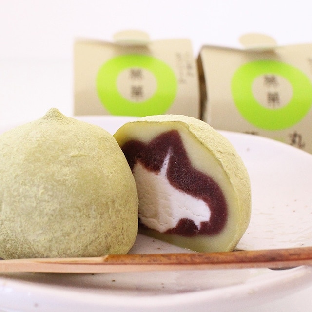 【産地取り寄せ商品】茶丸 8個入 (送料別)抹茶クリーム大福(n)