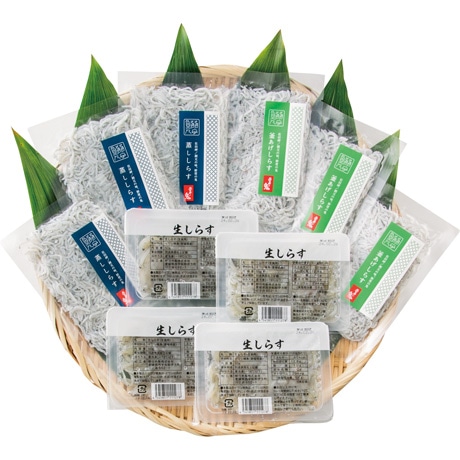 【限定クーポン対象商品】◆【産地取り寄せ商品】朝日共販 しらす三昧セット F-123-27 (しらすパークはなはな)| しらす 愛媛 ギフト(n)