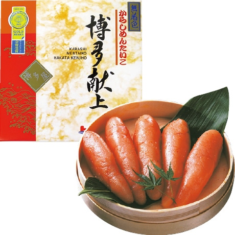 【産地取り寄せ商品】博多献上無着色辛子明太子 270ｇ (博多屋)（送料別）(n)