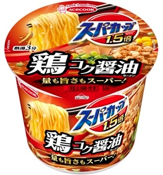 エースコック SC1.5倍 しょうゆラーメン 109g まとめ買い(×12)(送料別)(n)
