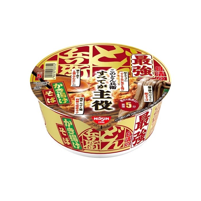 【限定クーポン対象商品】◆日清食品 最強どん兵衛 かき揚げそば 101g まとめ買い(×12)(送料別)(n)