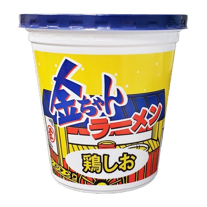 ◆徳島製粉 金ちゃんラーメンカップ 鶏しお 73g まとめ買い(×12)(送料別)(n)