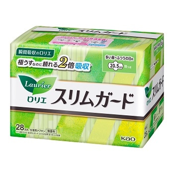 6個 セット 花王 ロリエスリムガード多い昼ーふつうの日羽付き 28コ（送料別）(n)