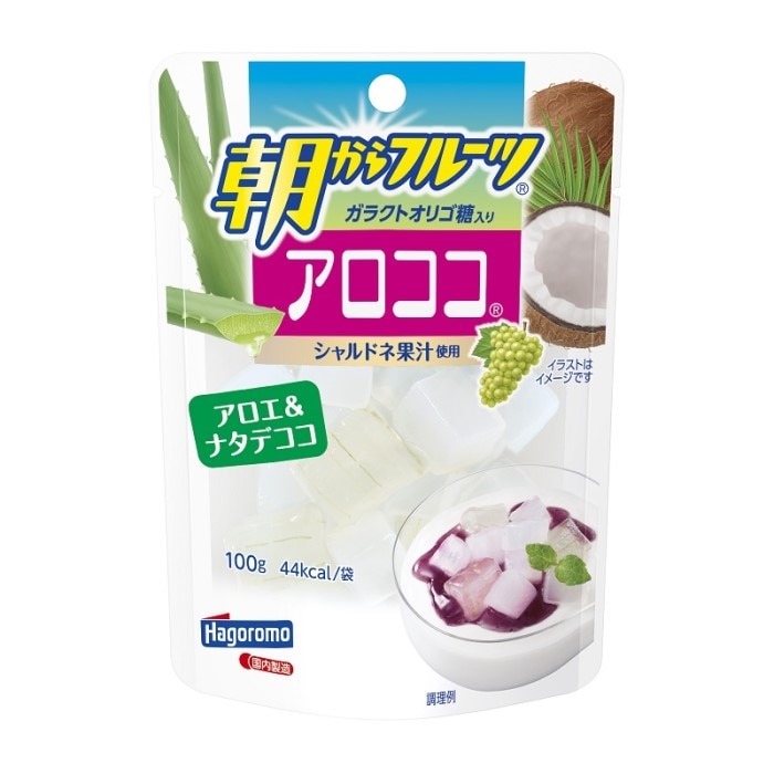 はごろも 朝からフルーツアロココ(パウチ) 100g まとめ買い(×6)（送料別）(n)