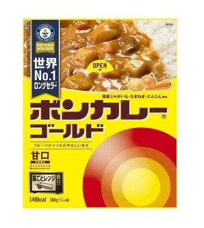 大塚食品 ボンカレーゴールド 甘口 180g まとめ買い(×10)（送料別）(n)