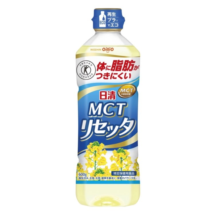 日清オイリオ MCTリセッタ 600g まとめ買い(×10)（送料別）(n)