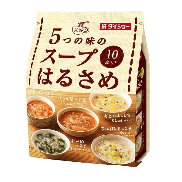 ダイショー 5つの味のスープはるさめ 10食入り まとめ買い(×5)（送料別）(n)
