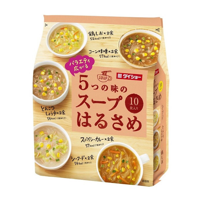 ◆ダイショー バラエティ広がる スープはるさめ 10食入り まとめ買い(×10)|4904621070403(tc)(005881)