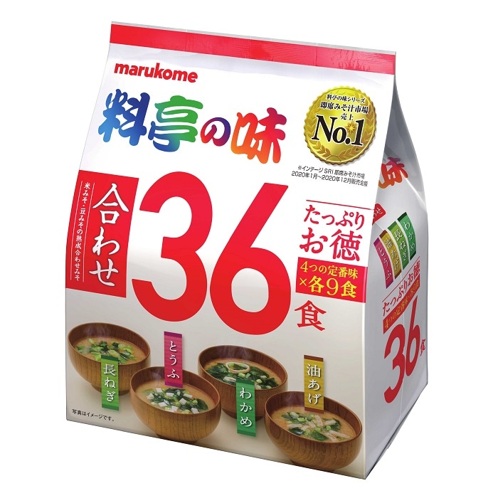 マルコメ たっぷりお徳料亭の味合わせ 36食 648g まとめ買い(×6)（送料別）(n)