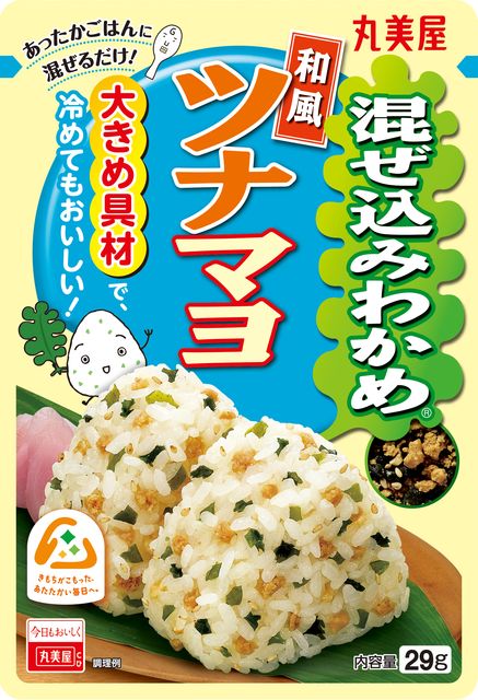 ◆丸美屋 混ぜ込みわかめ 和風ツナマヨ 29g まとめ買い(×10)（送料別）(n)