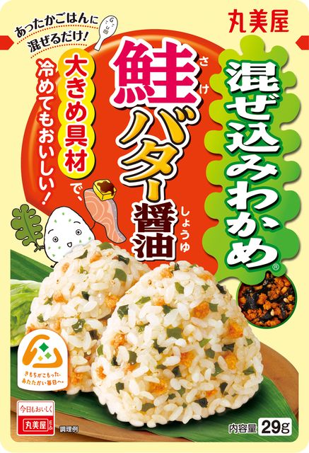 ◆丸美屋 混ぜ込みわかめ 鮭バター醤油 29g まとめ買い(×10)（送料別）(n)