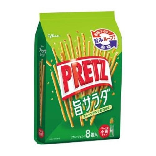 グリコ プリッツ旨サラダ8袋入 118g まとめ買い(×6)（送料別）(n)