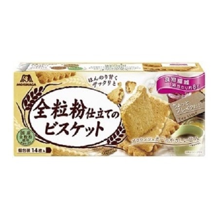 森永製菓 全粒粉仕立てのビスケット 14枚入 まとめ買い(×5)|4902888235290(tc)(415138)(n)