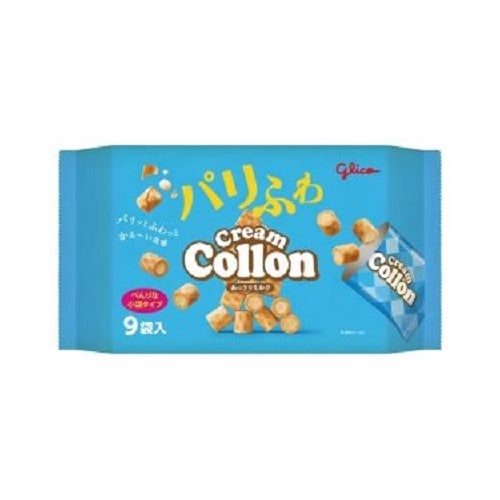 グリコ クリームコロン大袋あっさりミルク 9袋入 まとめ買い(×12)(送料別)(n)