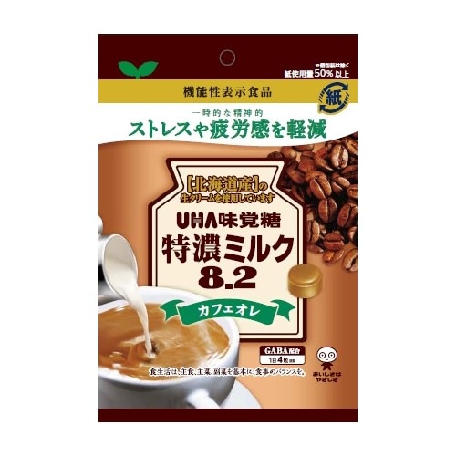 味覚糖 特濃ミルク8.2カフェオレ 93g まとめ買い(×6)(送料別)(n)