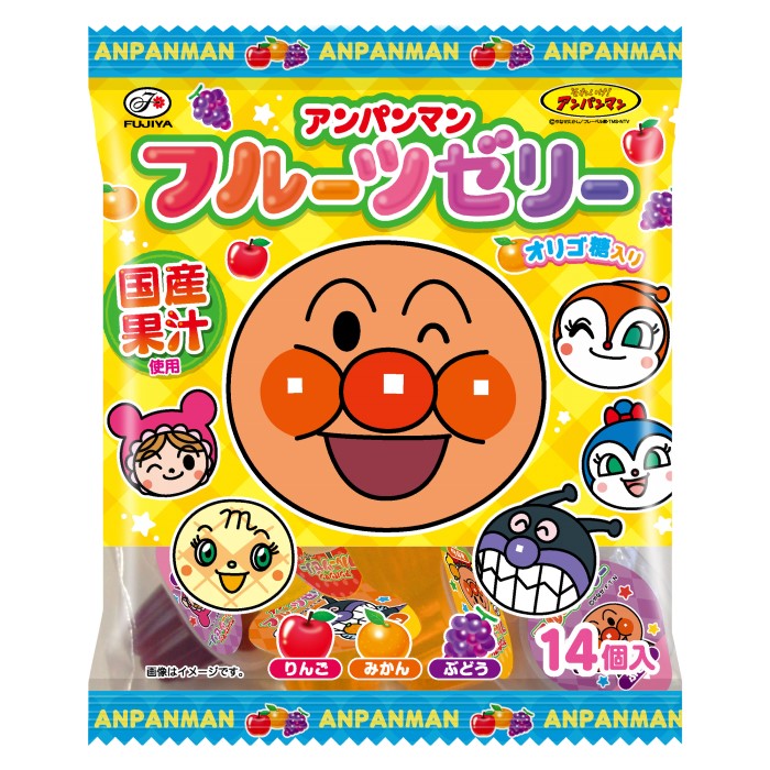 不二家 アンパンマンフルーツゼリー 14個入 まとめ買い(×18)(送料別)(n)