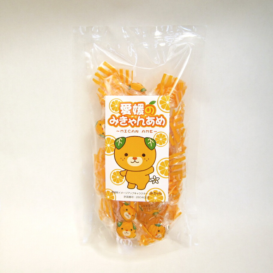 別子飴本舗 愛媛のみきゃんあめ立袋 130g まとめ買い(×20)(送料別)(n)