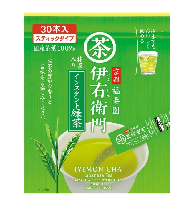 宇治の露 伊右衛門インスタント緑茶 30P まとめ買い(×6)（送料別）(n)