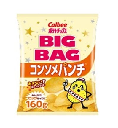 カルビー　ビッグバッグコンソメパンチ １６０ｇ まとめ買い(×12)|4901330523848(tc)(049840)(n)