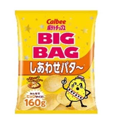 カルビー　ビッグバッグしあわせバタ～ １６０ｇ まとめ買い(×12)|4901330593940(tc)(049840)(n)