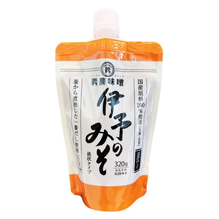 ギノーみそ 伊予のみそ液状 320g まとめ買い(×5)|4971989511183(011020