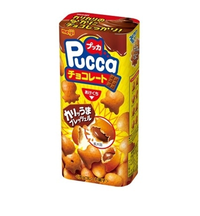 【限定クーポン対象商品】◆明治 プッカチョコレート 39g まとめ買い(×10)|4902777208800（082742）(n)