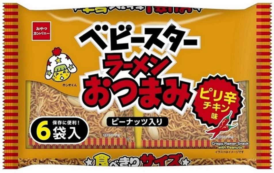 おやつC ベビースターラーメンおつまみ6袋入 138g まとめ買い(×15)|4902775072472(415138)(n)