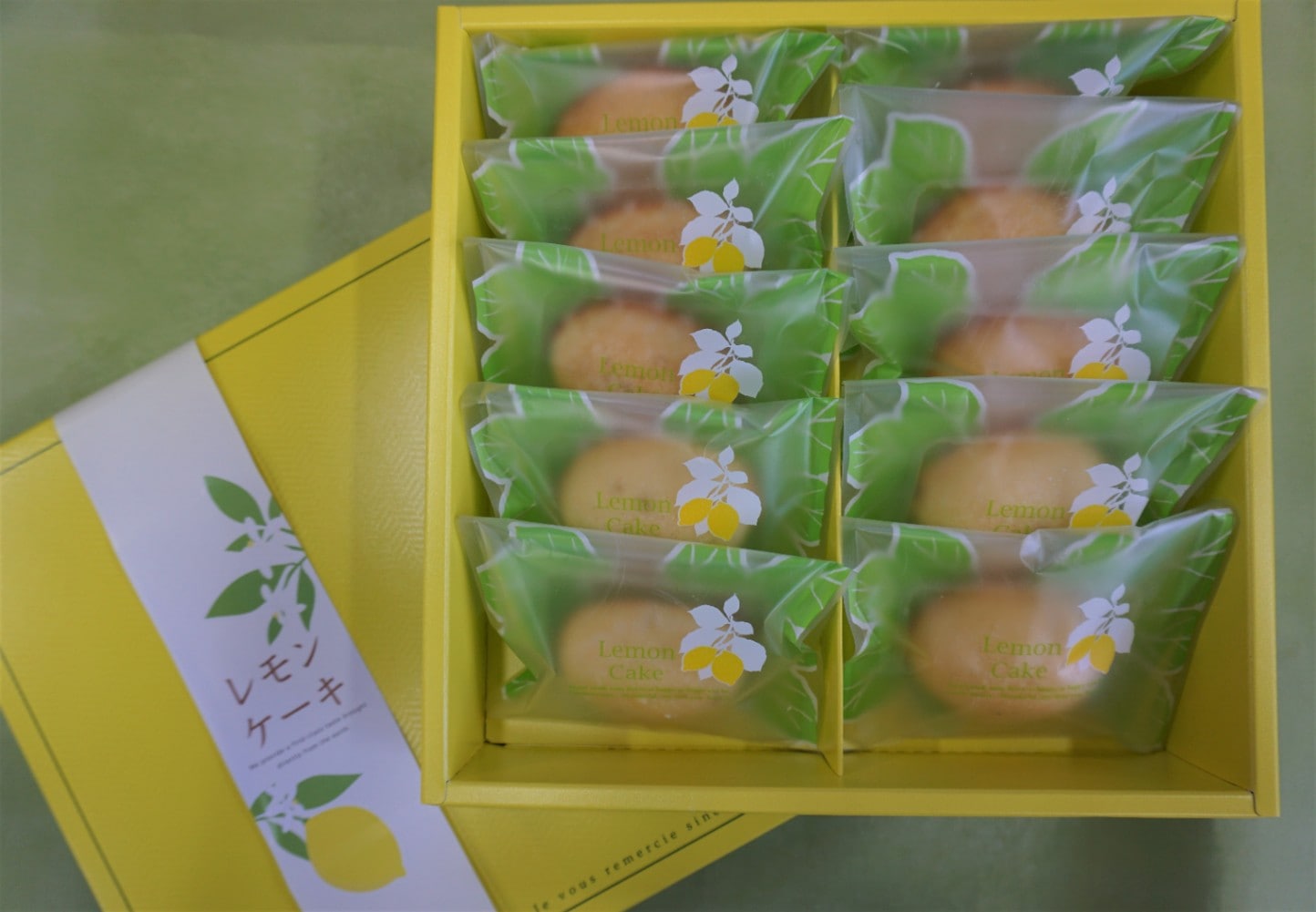 【産地取り寄せ商品】瀬戸内産レモンケーキ 10個入り 阿里弥(LCG)(送料別)(n)