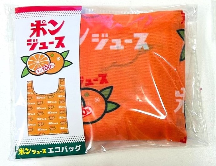 【ポスト投函】ポンジュースエコバッグ【ロゴ小】(ライズ)（送料別）